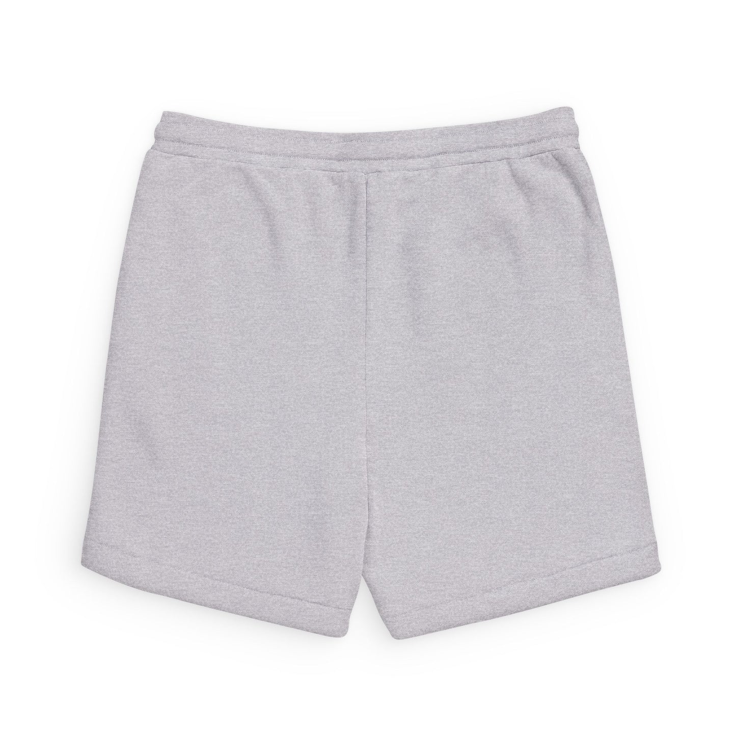 Cozy Grey Sponge-Fleece Shorts "GO AHEAD..."