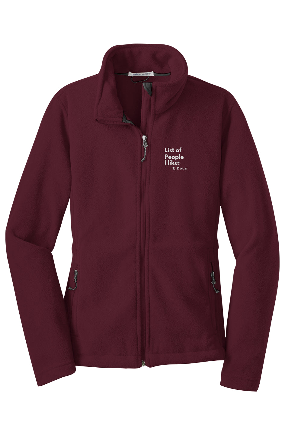 Womens Value Fleece Jacket - "LIST OF..."