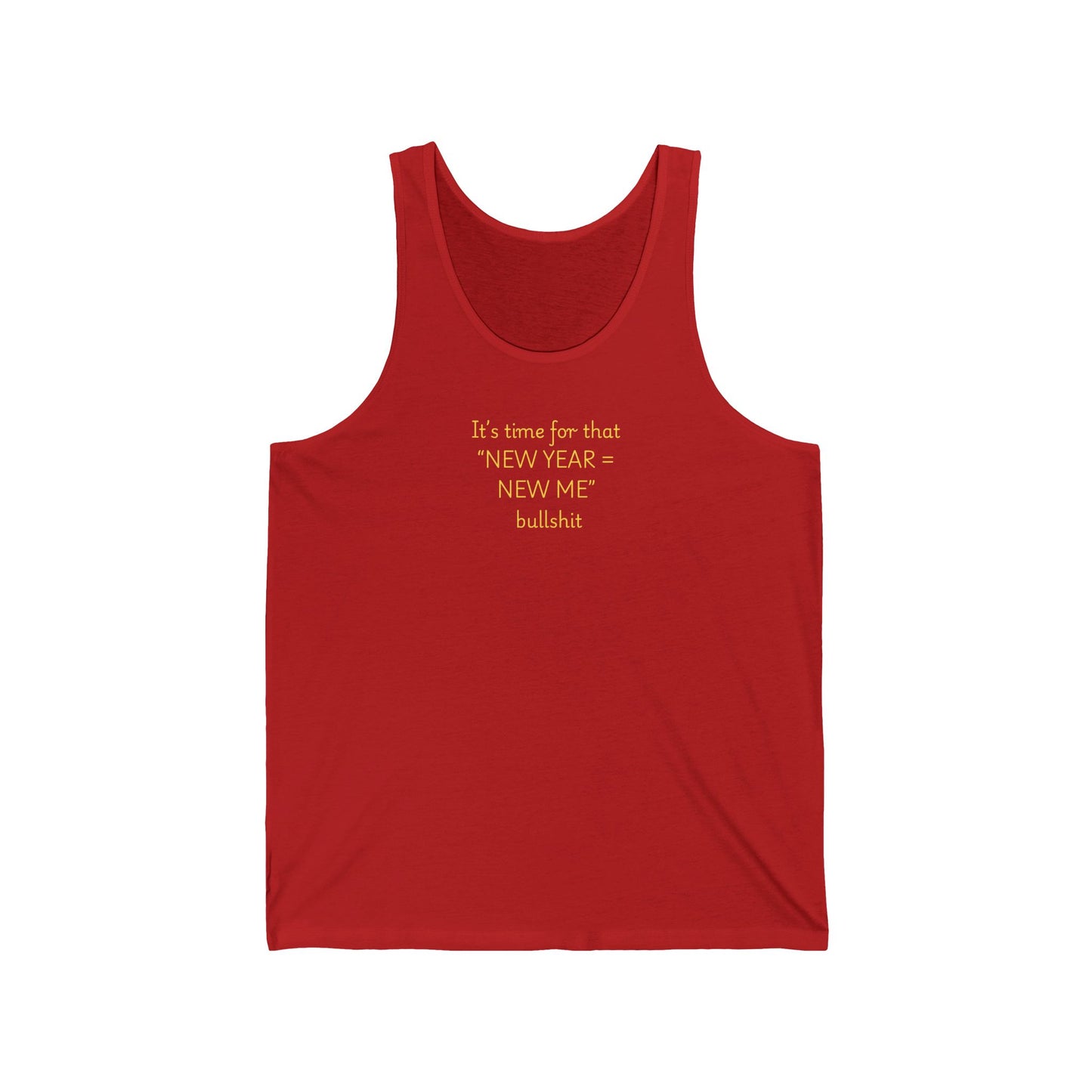 Ladies Tank Top — "New Year = New Me"