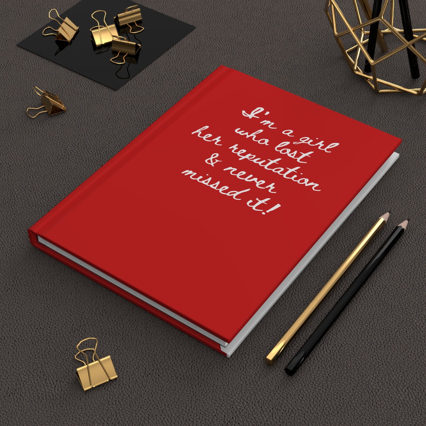 Hardcover Journal — "I'm a Girl Who Lost... "