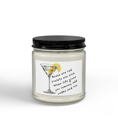 Scented Soy Candle — 'Roses are red…add vodka and ice' (4oz & 9oz)