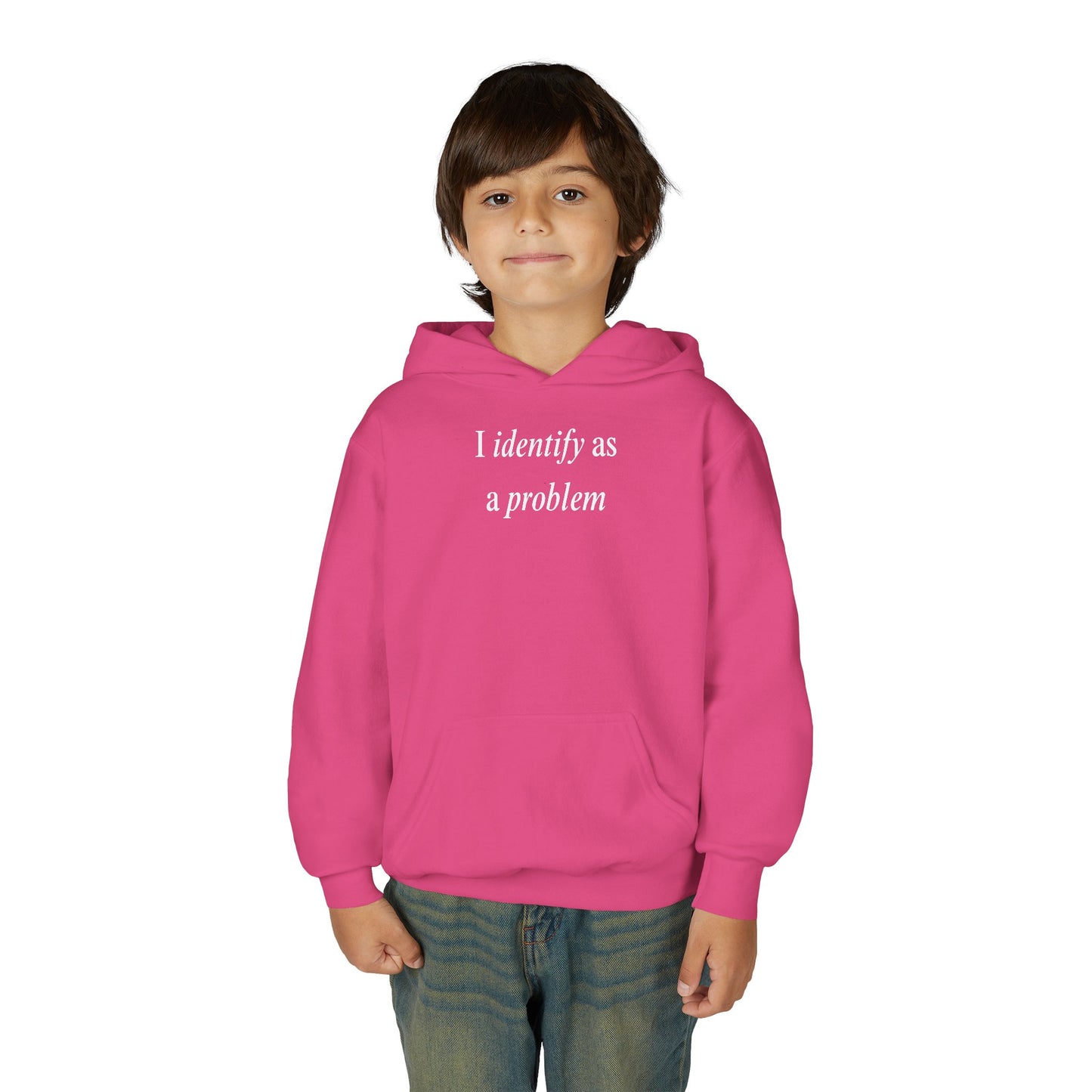 UNISEX Youth Hoodie - "I Identify As... "