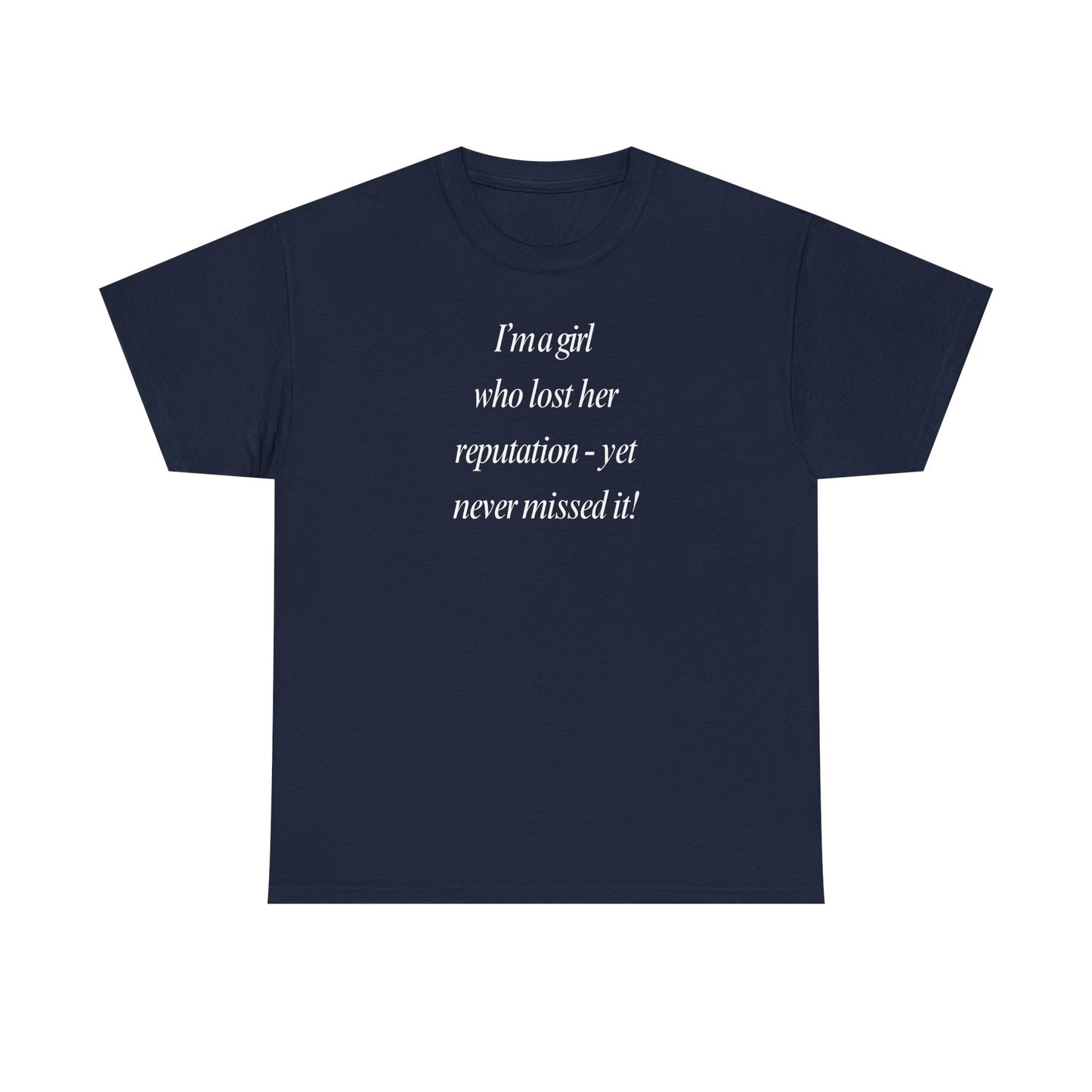 Lady's Funny T-Shirt - "I'm a girl who... "