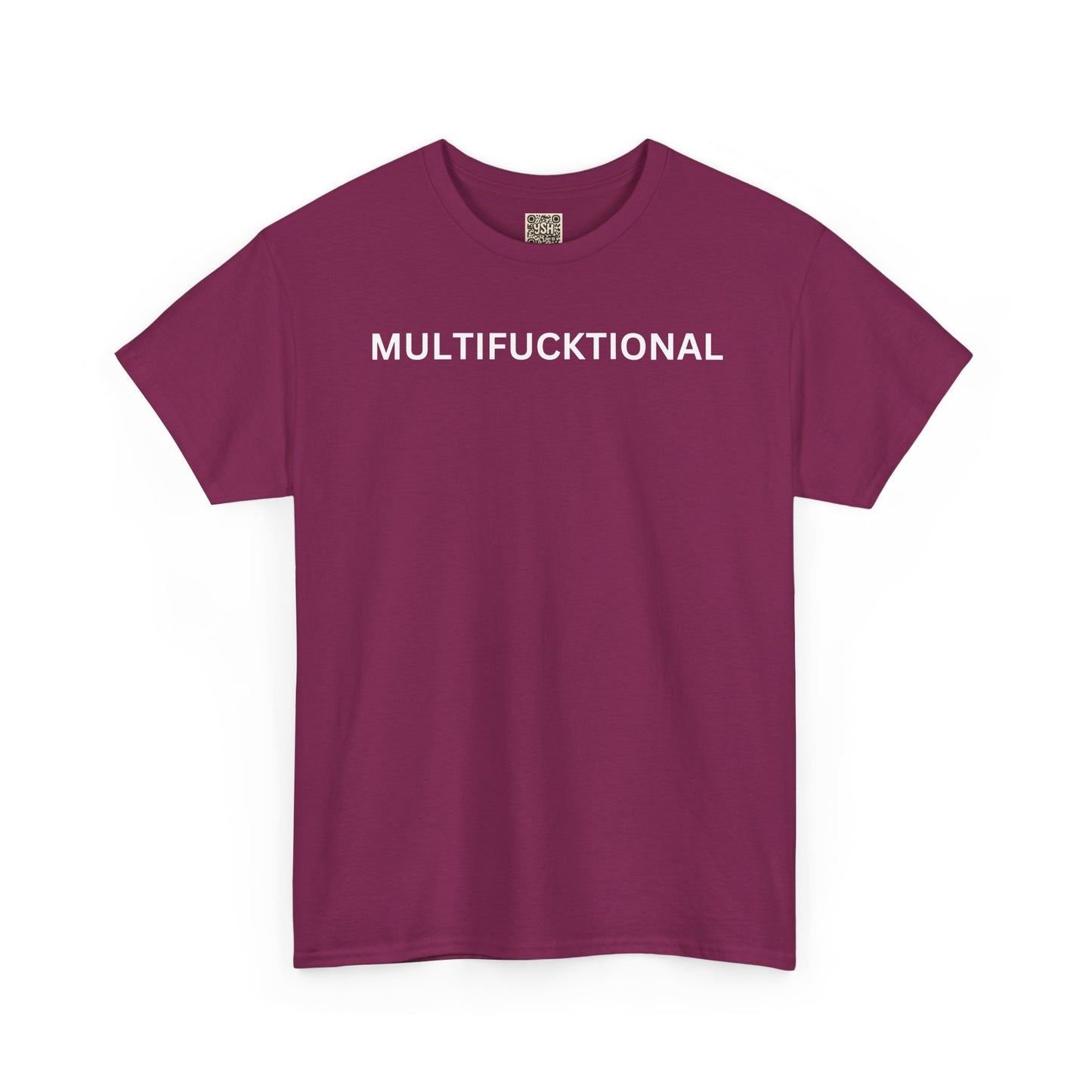 UNISEX Classic White T SHIRT — "MULTIFUCKTIONAL"