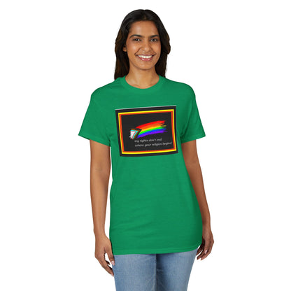 LGBTQ+ Rainbow - My Rights Don't End...