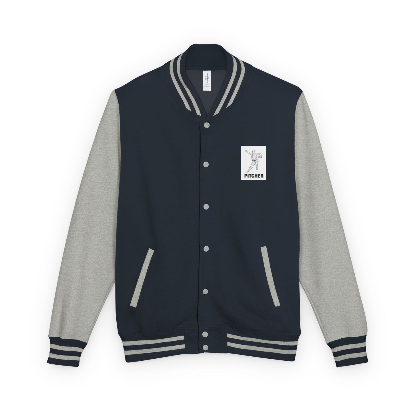 Pitcher Varsity Letterman Jacket - Retro Baseball Team Jacket