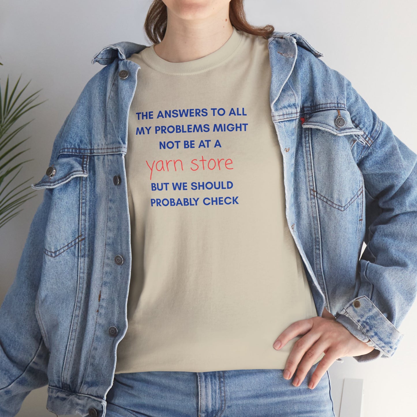 T-Shirt — “YARN STORE... "
