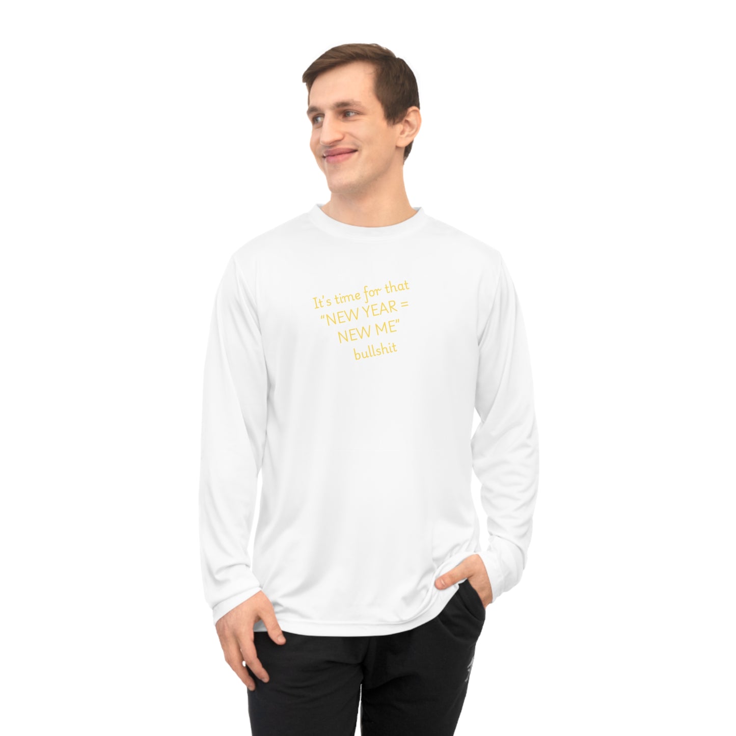 UNISEX Long Sleeve Shirt — “New Year = New Me”