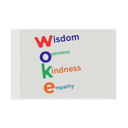 "WOKE" Flag  18x12  or 24x36