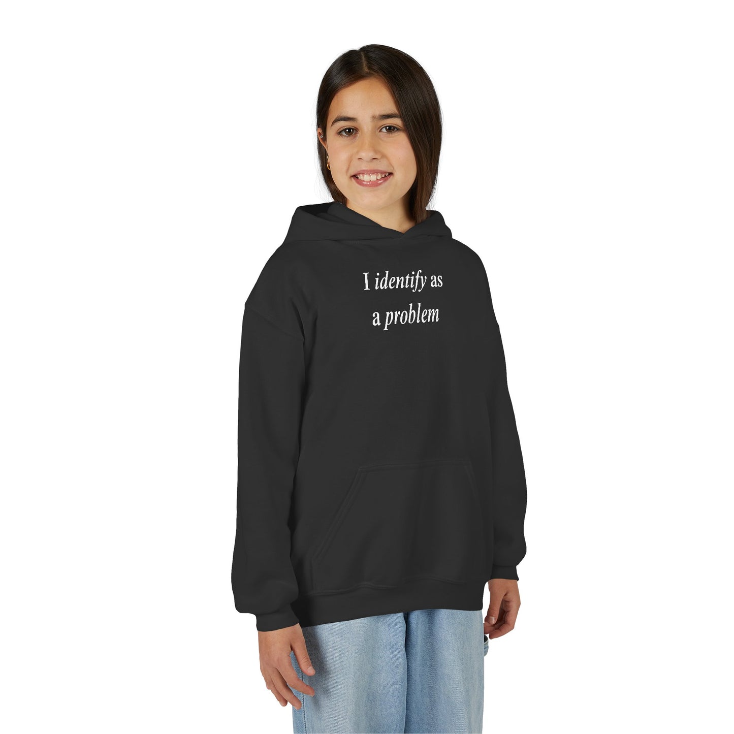 UNISEX Youth Hoodie - "I Identify As... "