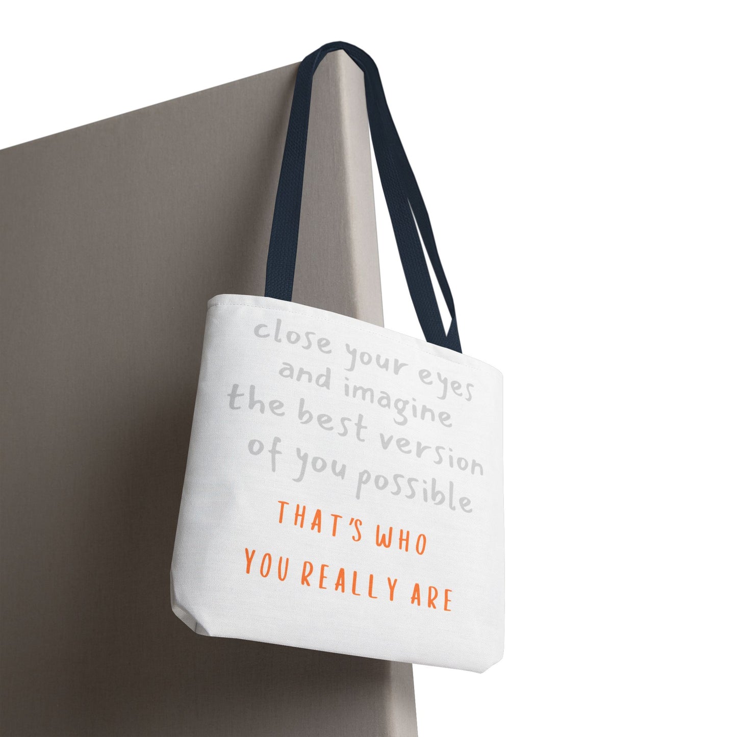 Unisex Tote Bag — "That's Who You Really Are" Cotton Tote