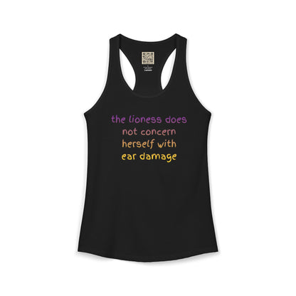 Women's Ideal Racerback Tank - "THE LIONESS..."