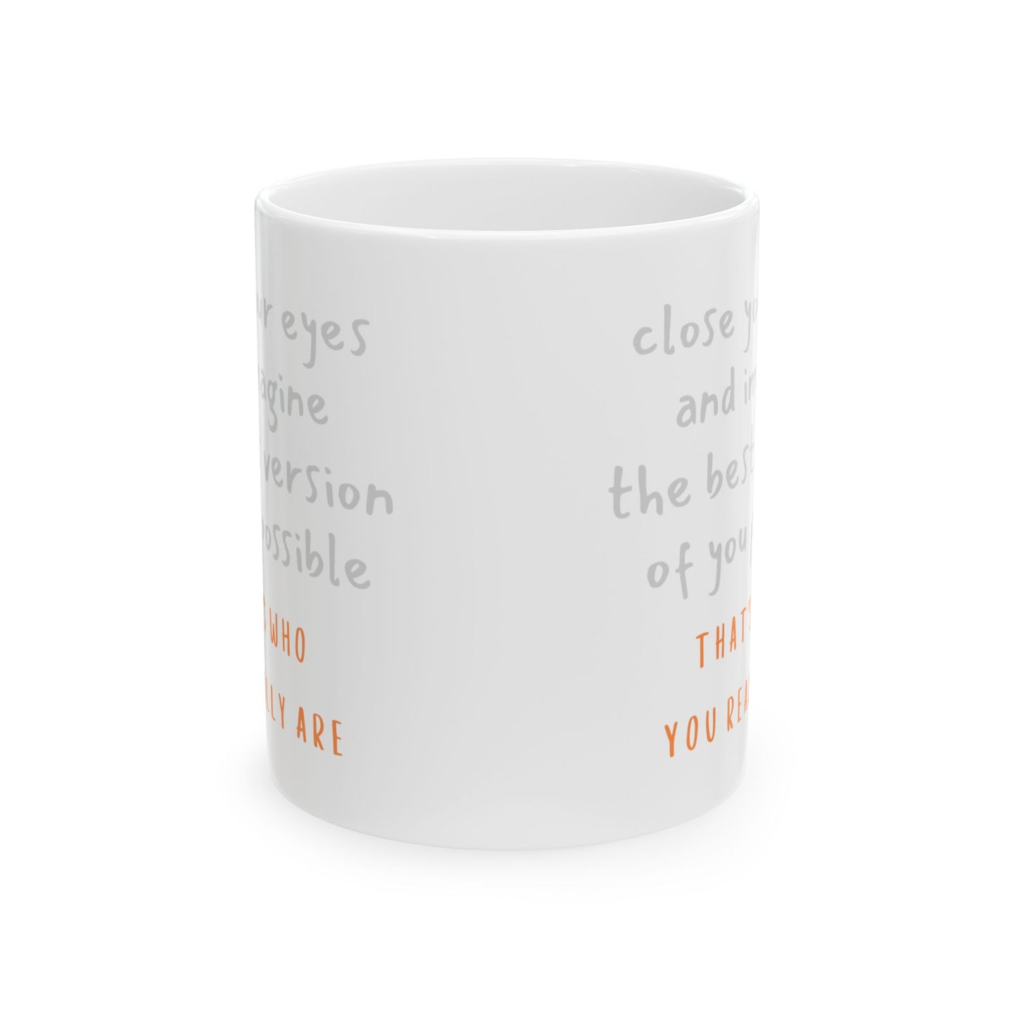 Ceramic Mug — "That's who you... " (11oz - or - 15oz)