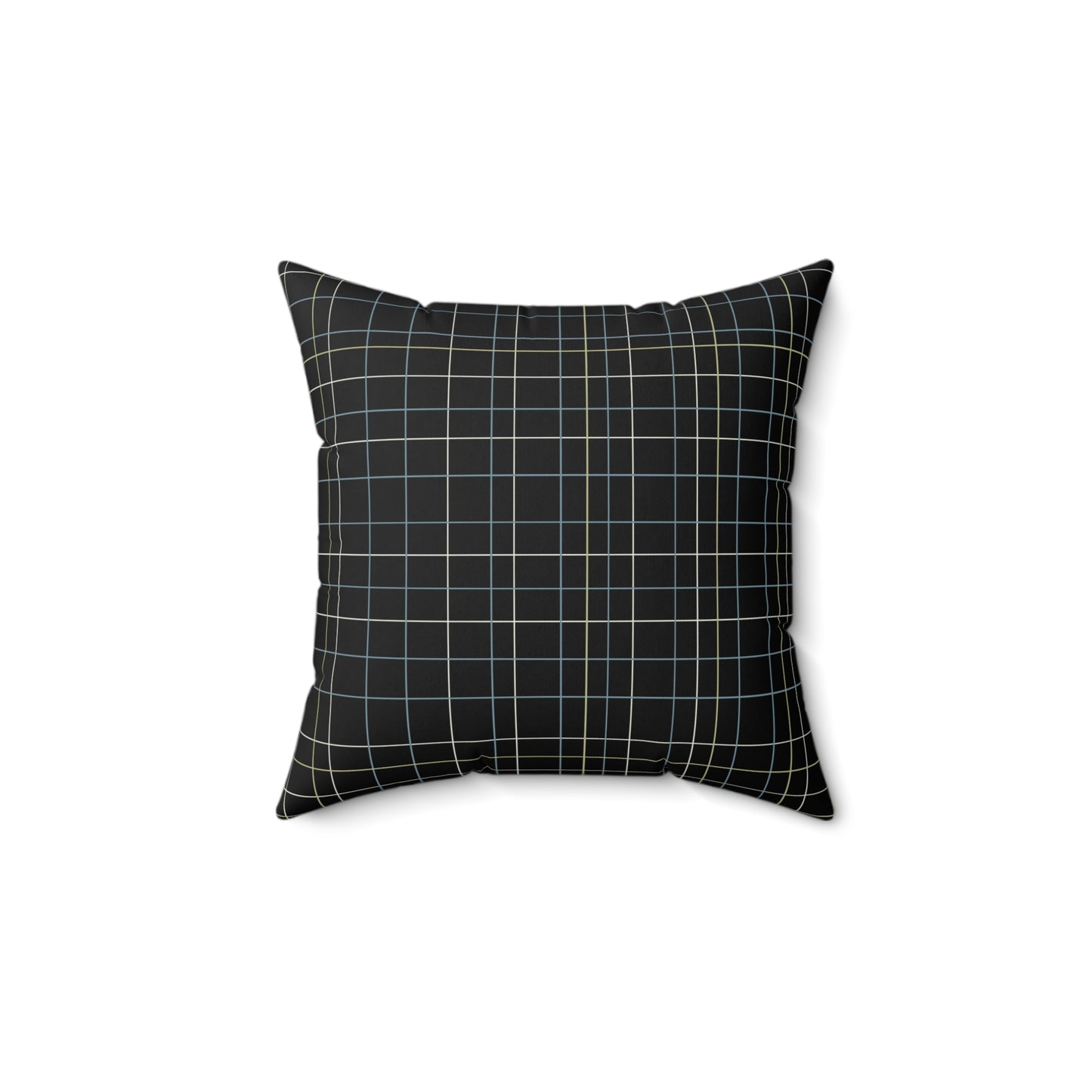 Retro Pin-Up Plaid Pillow — “I’m Not Accomplishing...” Decorative Throw Pillow