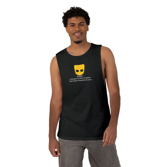 Muscle Tank Top — "A place to meet your husband... "