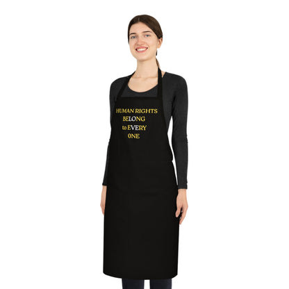 UNISEX Apron - "HUMAN RIGHTS... "