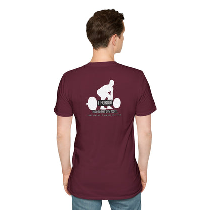 Weightlifting Graphic T-Shirt — "I Forgot"