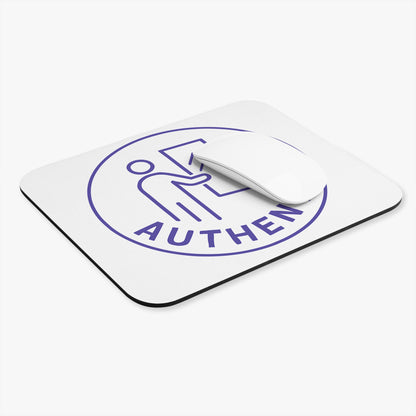 Authentic Mouse Pad — Minimalist 'AUTHENTIC' Badge Desk Mat