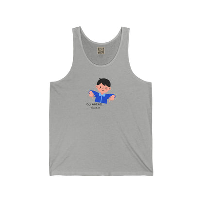 Athletic Tank Top — "Go Ahead, Touch It..."