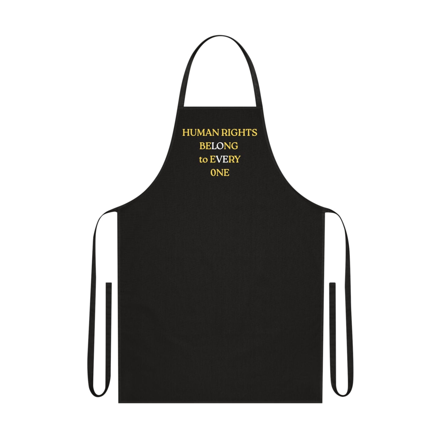 UNISEX Apron - "HUMAN RIGHTS... "