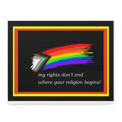 Puzzle — “MY RIGHTS DON'T ... "