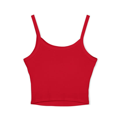 Cropped Tank Top – “I’m Here. I’m Awake. Don’t Push It.”  Women’s Spaghetti Strap