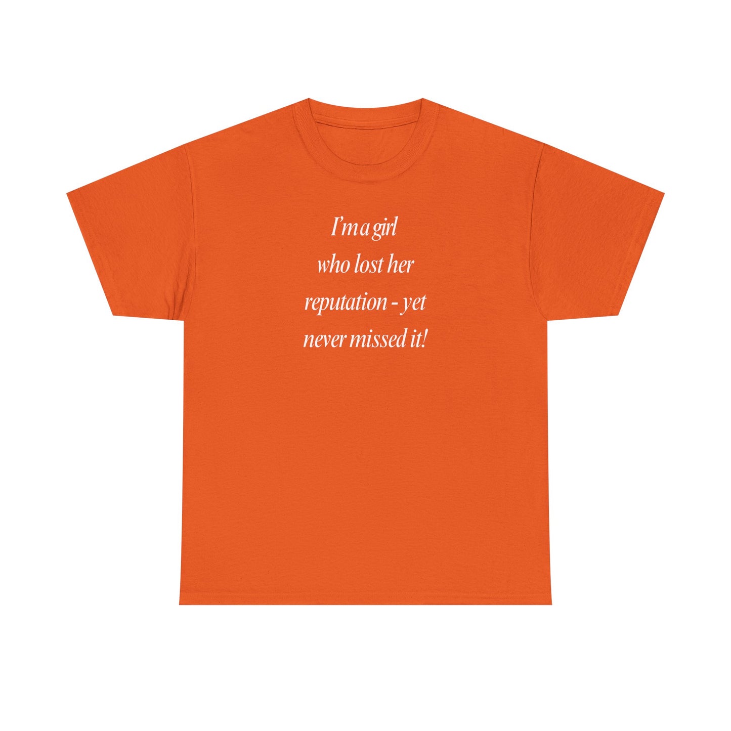 Lady's Funny T-Shirt - "I'm a girl who... "