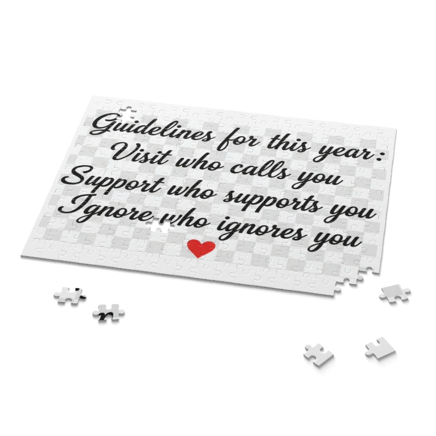 Puzzle – "Guidelines for This Year: Visit ."