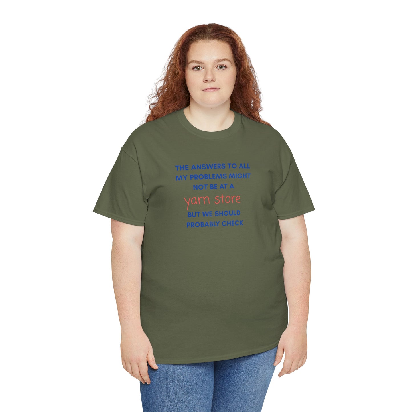 T-Shirt — “YARN STORE... "