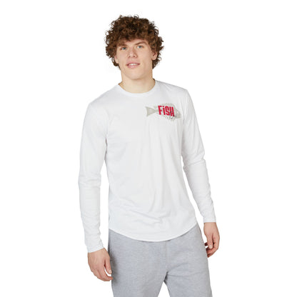 Men's UV  Rash Guard Long Sleeve Shirt - 'Fish On!'