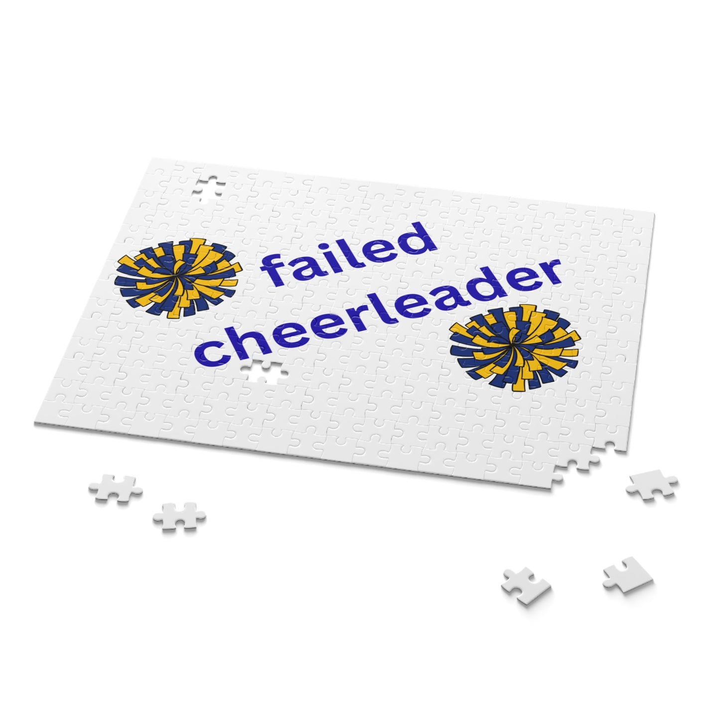 Failed Cheerleader Puzzle – Funny Novelty Jigsaw for Gag Gifts & White Elephant