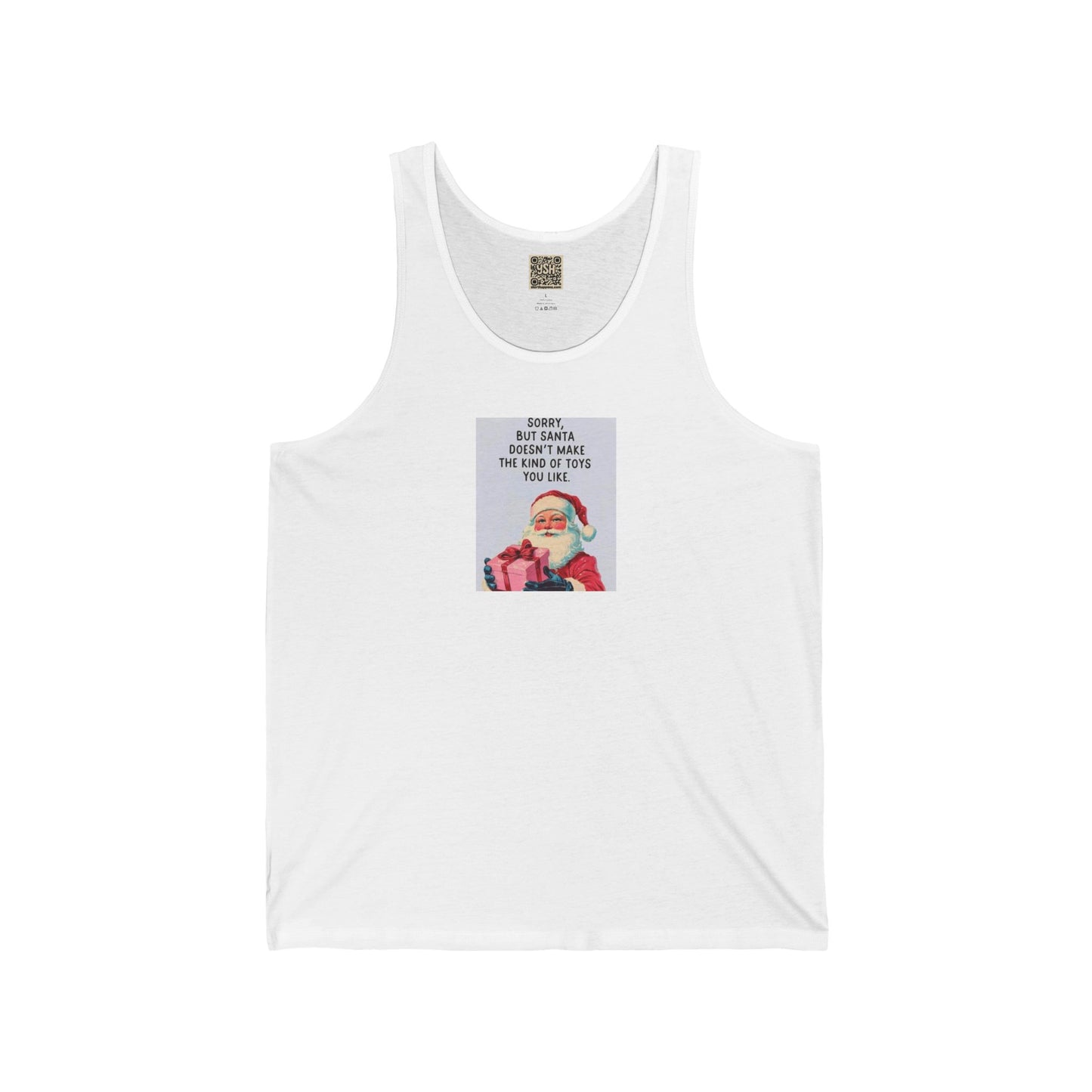 UNISEX Santa Tank Top - "Santa Toys... "