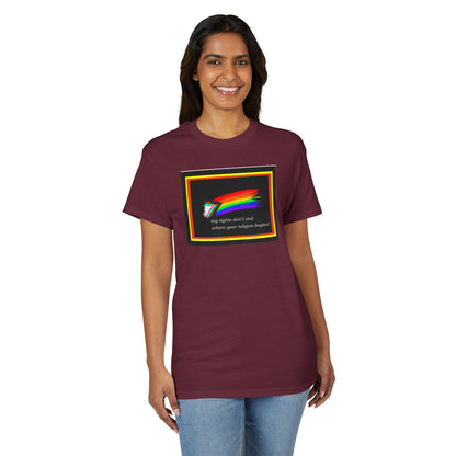 LGBTQ+ Rainbow - My Rights Don't End...