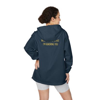 Windbreaker Jacket — "PLEASE DON'T INTERRUPT... "