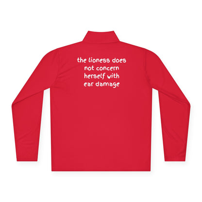 Quarter-Zip Pullover - "THE LIONESS... "