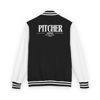 Pitcher Varsity Letterman Jacket - Retro Baseball Team Jacket
