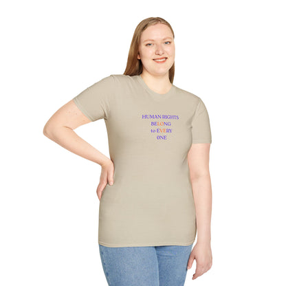 UNISEX T-Shirt — "Human Rights... "