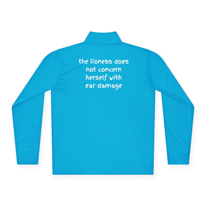Quarter-Zip Pullover - "THE LIONESS... "