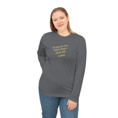 UNISEX Long Sleeve Shirt — “New Year = New Me”