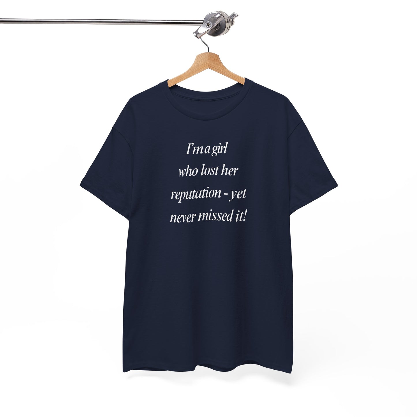 Lady's Funny T-Shirt - "I'm a girl who... "