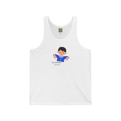 Athletic Tank Top — "Go Ahead, Touch It..."