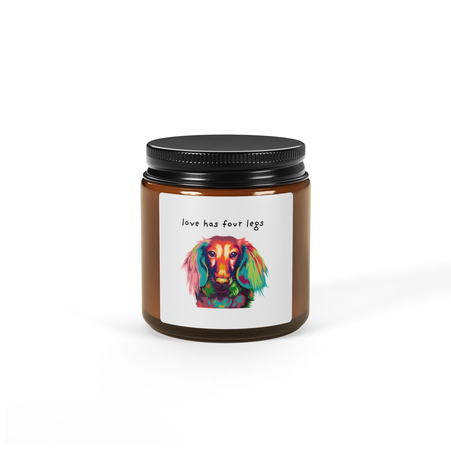 Soy Candle — 'Love Has Four Legs' Various Scents  4oz or 9 oz