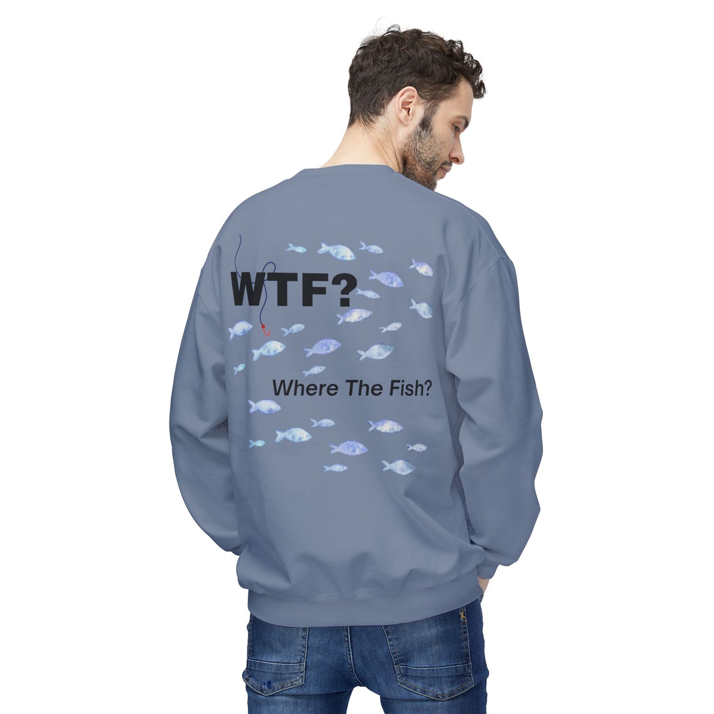 UNISEX Sweatshirt — "WTF?... "