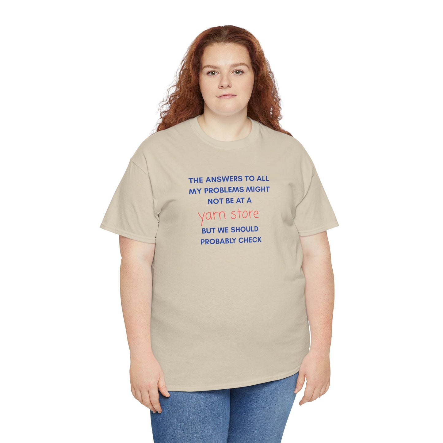 T-Shirt — “YARN STORE... "