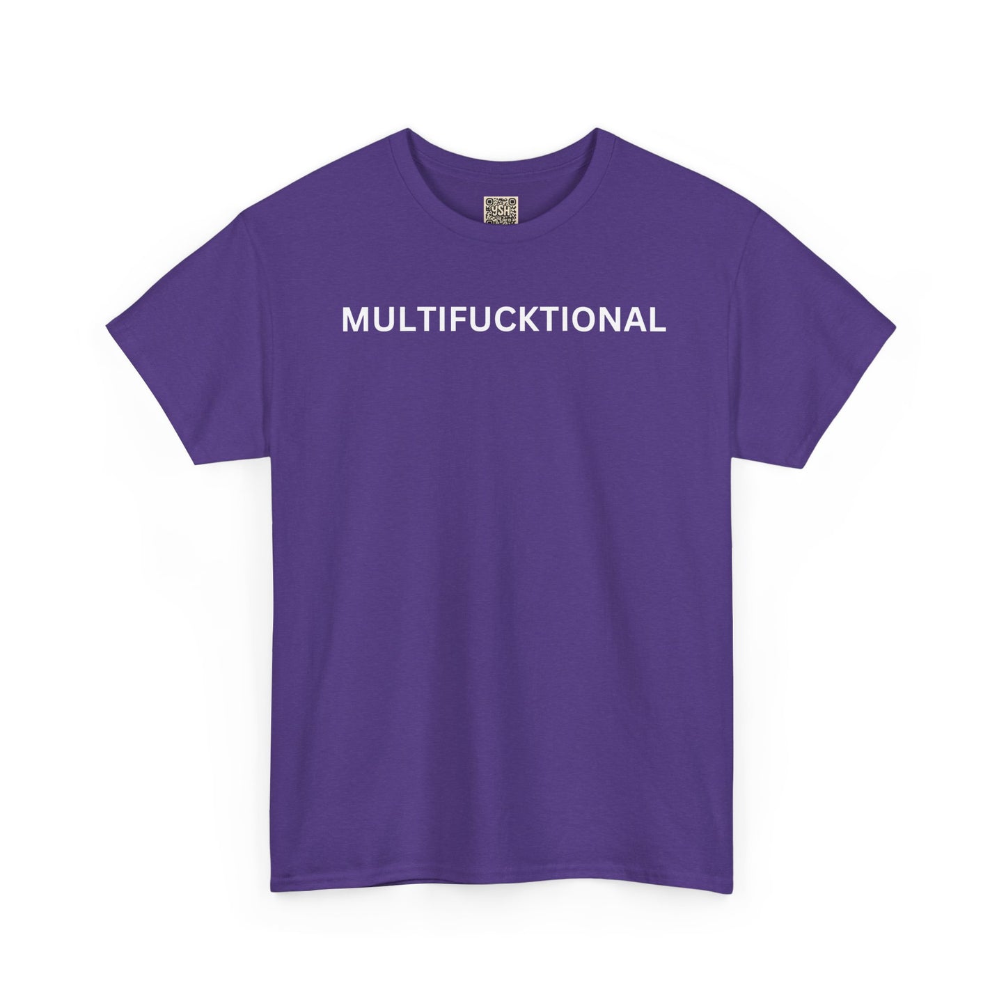 UNISEX Classic White T SHIRT — "MULTIFUCKTIONAL"