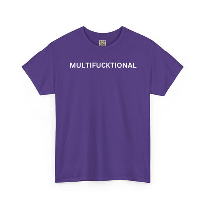 UNISEX Classic White T SHIRT — "MULTIFUCKTIONAL"