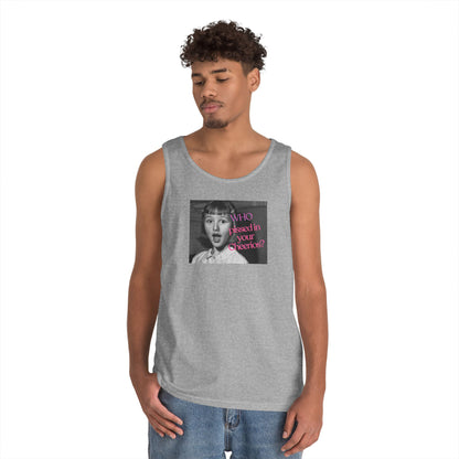 "Who Pissed in your Cheerios?" Retro Photo Graphic Tank