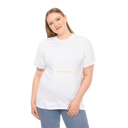 UNIQUE Tee — "IN ORDER TO..."