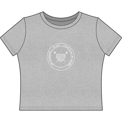 Women's Cropped Tee — "I'm unstoppable... "