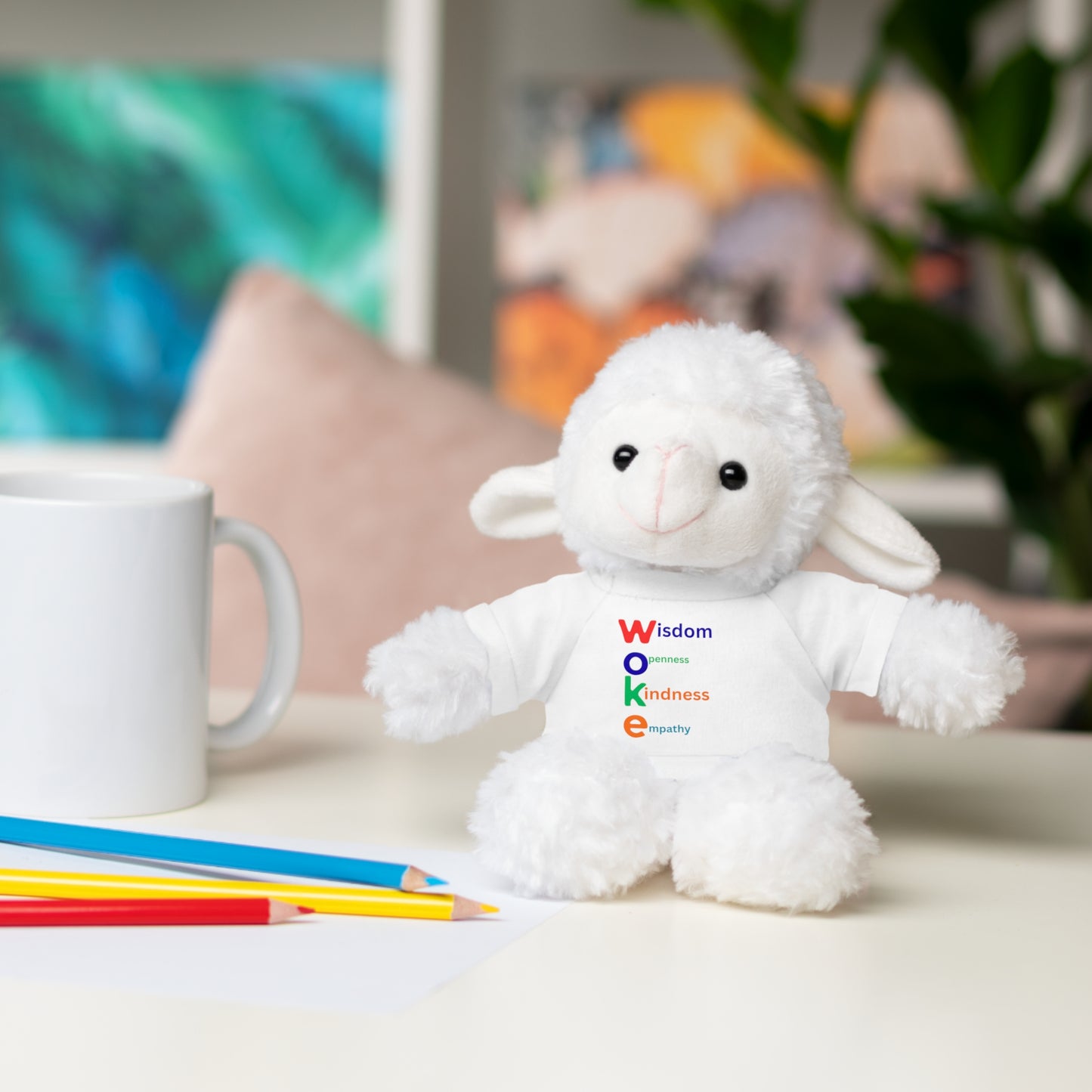 STUFFED ANIMAL — 'WOKE' Various animals